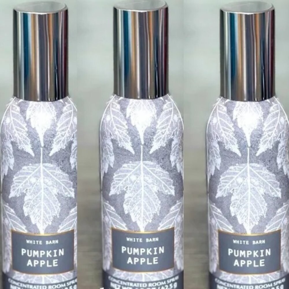 Bath and Body Works Pumpkin Apple Concentrated Room Sprays Set of 3